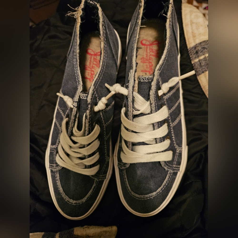 New Blue Jean Shoes